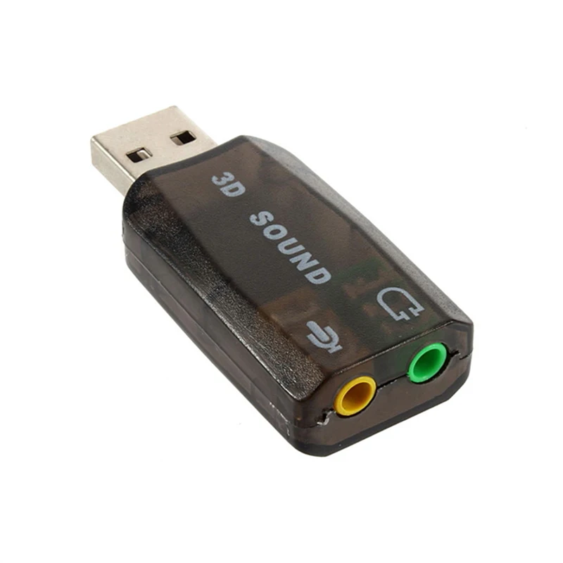 USB аудио Virtual 7 1 2 0 внешний микрофон/аудио колонки карта адаптер для портативных ПК