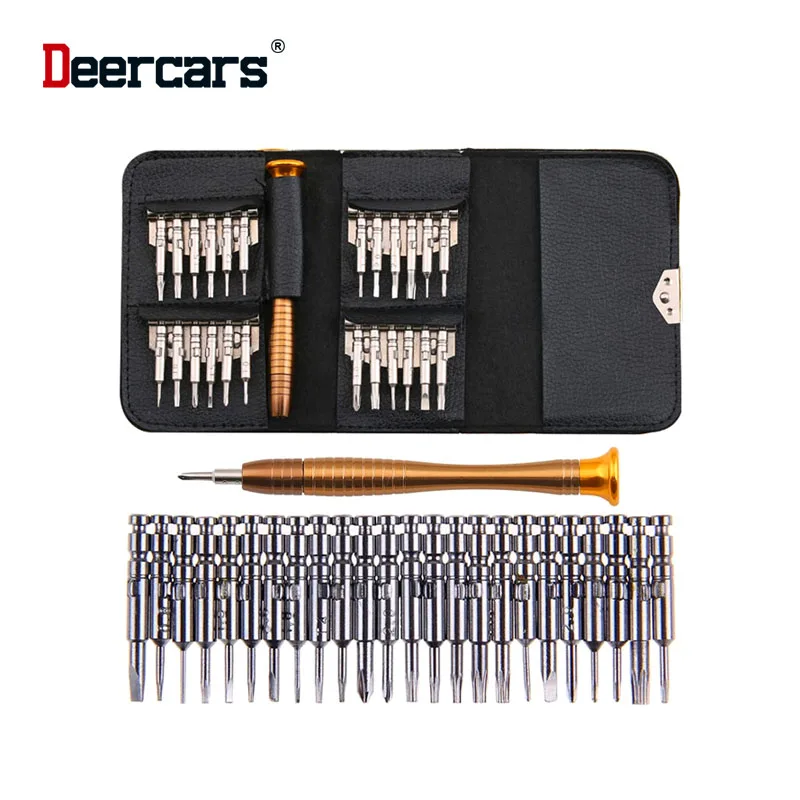 25 в 1 многофункциональная отвертка ремонтный набор инструментов с магнитной для