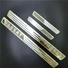 Накладка на порог из нержавеющей стали для Volkswagen VW Passat B5 B6 B7 2011-2020, аксессуары для автомобиля 4X