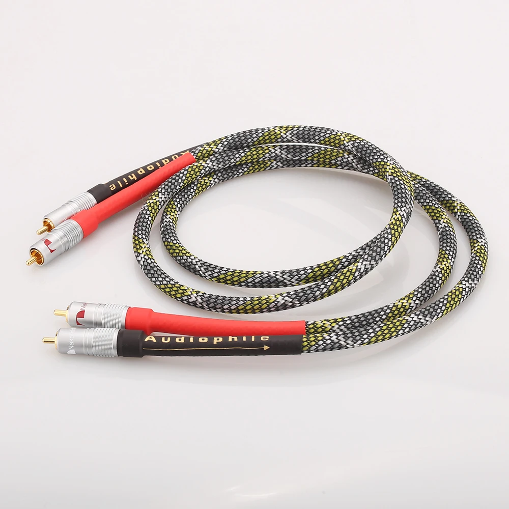 Аудиокабель Audiocrast с 2 штекерами на штекеров RCA аудиокабель для стереосабвуфера [hi