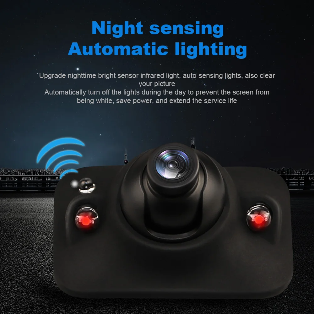 

Mini HD Night Vision Car Rear View Camera 270 Wide Angle Reverse Parking Camera Front View Rearview LED Auto Backup Monitor