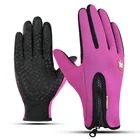 Зимние перчатки, уличные Нескользящие теплые перчатки для сенсорного экрана, рыбалка для спорта, устойчивые к порезам ветрозащитные велосипедные рабочие перчатки для верховой езды