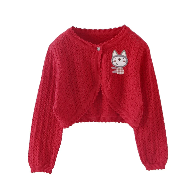 0-4yrs красного цвета для девочек верхняя одежда детей из хлопка на одной пуговице