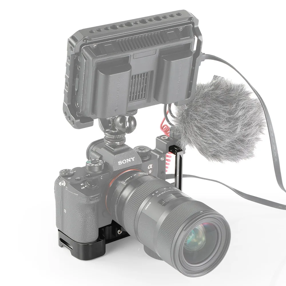 Пластина SmallRig A73 L для sony A7M3 A7R3 l-кронштейн для sony A7III/A7RIII/A9 с функцией быстрого крепления Arca style Plate 2122