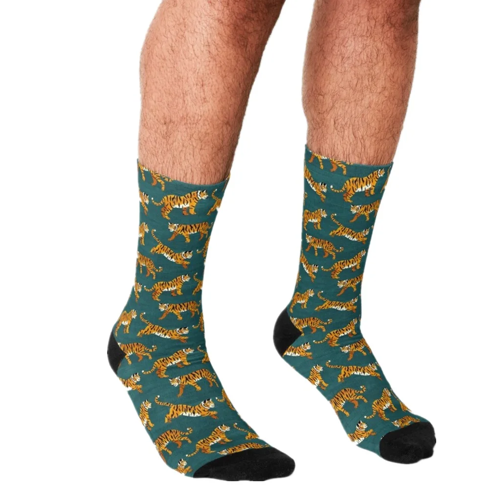 

2021 Men Socks harajuku BECAUSE SCHNAUZERS Socks Printed personality Happy hip hop Novelty Skateboard Crew Casual Crazy Socks