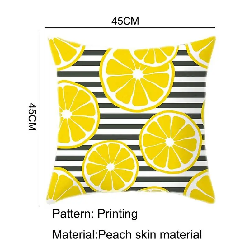 

Fashion Fruit Printing Pillow Cases Home Decor Cushion Cover Car Home Decor Sofa Bed Decorative Pillowcase