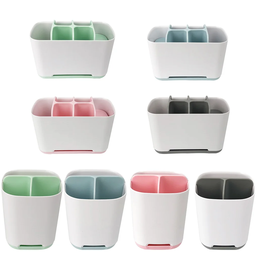 

1PC Toothbrush Toothpaste Holder Case Shaving Makeup Brush Electric Toothbrush Holder Organizer Stand Bathroom Accessories