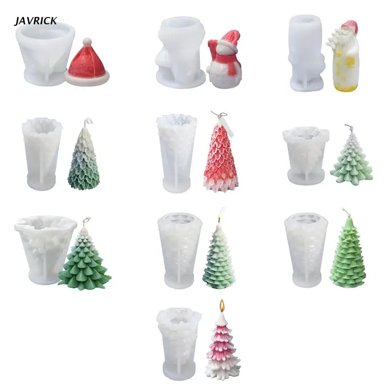 

Luoye Christmas Tree Craft Art Silicone Soap Mold Craft Molds Diy Handmade Soap