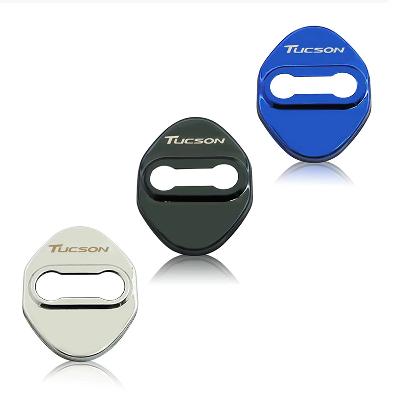 Автомобильный Дверной замок из нержавеющей стали 4 шт. автомобильные аксессуары