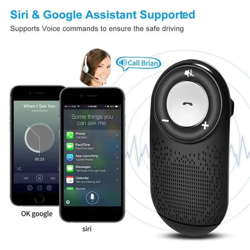 Автомобильный козырек Универсальный аудио Bluetooth приемник автомобильный