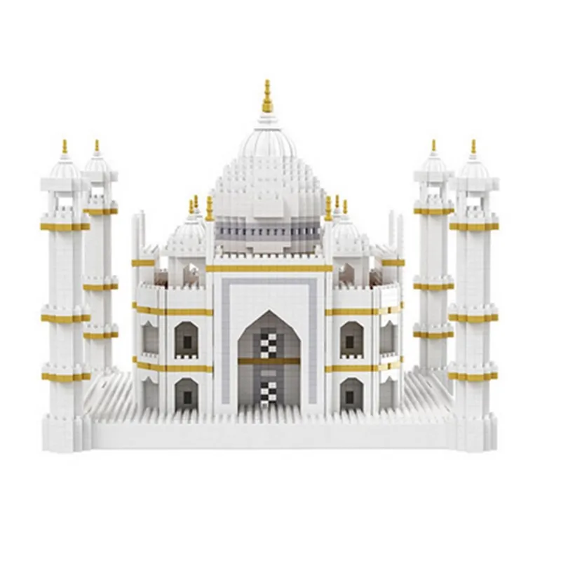 Balody архитектурные кубики алмазные Mirco строительные Blocks16061-91 Taj Mahal Louvre Василий Церковь США замок легоинглы игрушка