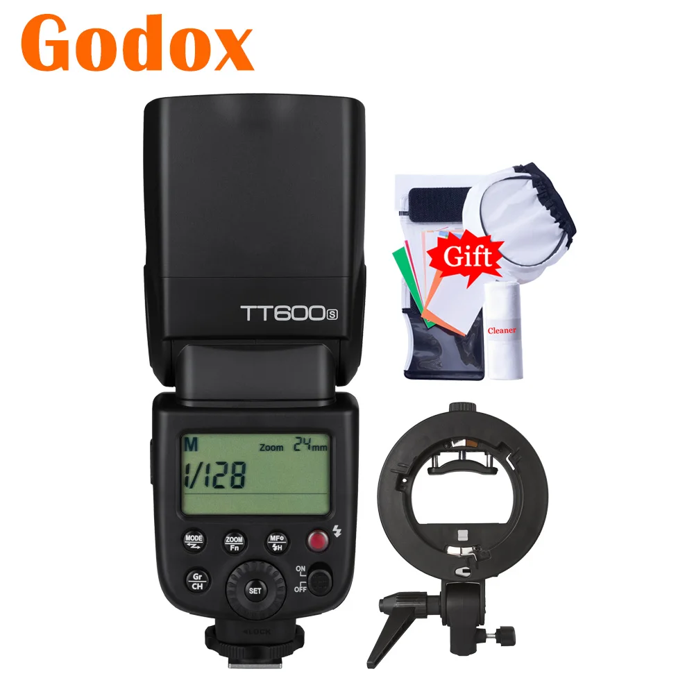 

Godox TT600S Speedlite Camera Flash X1T-S X2T-S XPro-S Trigger Bowens Mount For Sony A7R A7RII A7RIII A7SII A7S A7 A9 A6500 A68