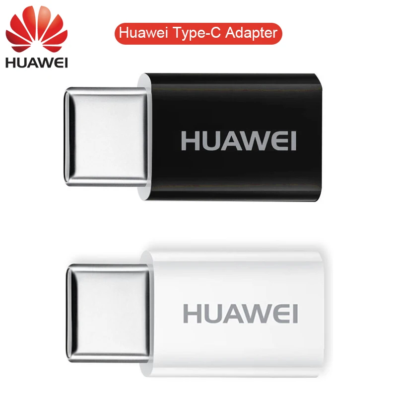 Оригинальный huawei Micro USB к type C адаптер конвертер Mate10 P20 P30 Pro P10Plus Honor note 8 9 10 V20 P9