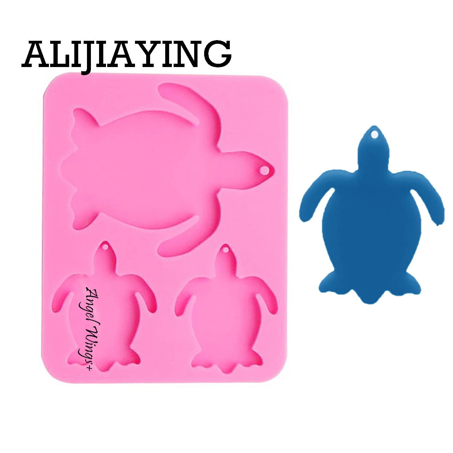 

DY0105 DIY черепаховая форма для всей семьи, силиконовая форма для брелока, силиконовая форма для черепахи, матери/ребенка для брелка