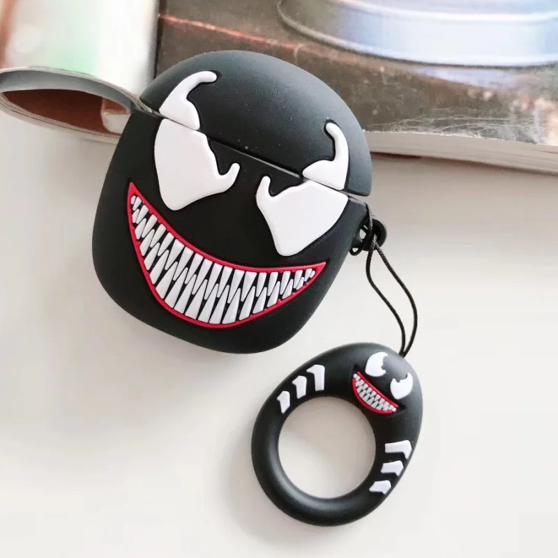 Style 8 Чехол Бэтмен для AirPods, зарядная коробка, силикагель, защитный чехол, Черная пантера, Железный человек, чехол - Цвет: Style 8