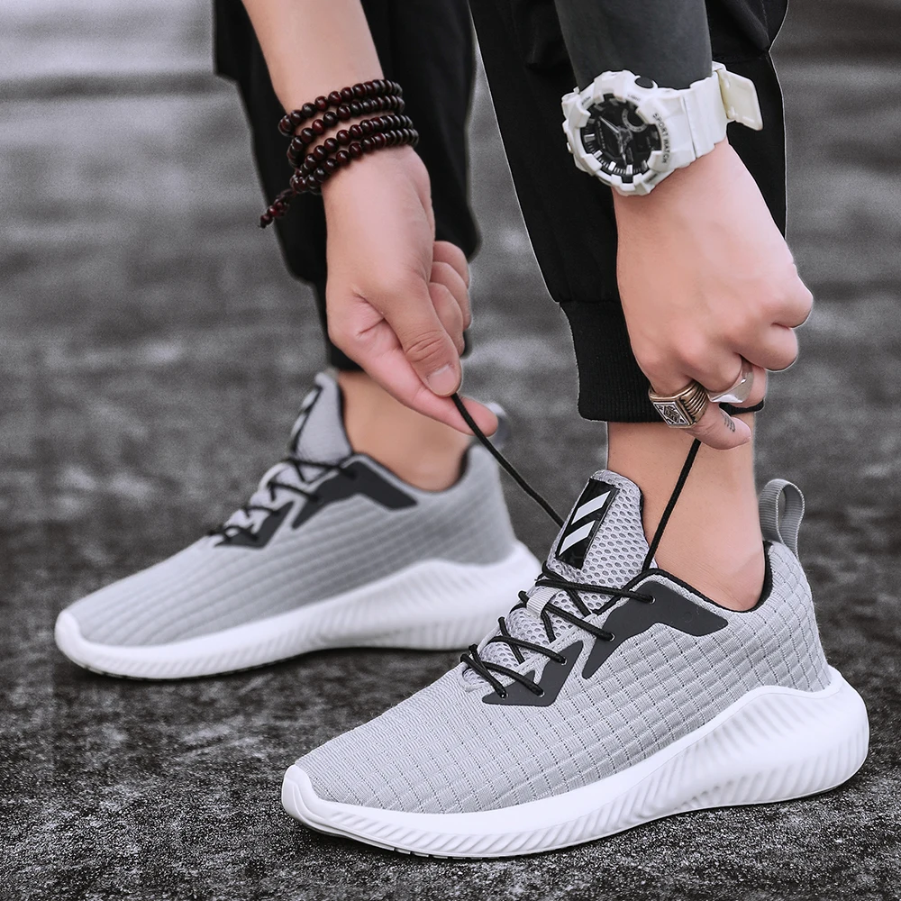 Брендовая мужская модная обувь повседневная недорогие мужские кроссовки черные