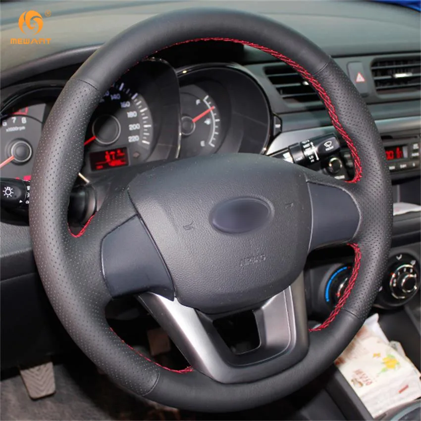 MEWANT черная искусственная кожа фотосессия для Kia K2 Rio 2011 2012 2013 аксессуары интерьера
