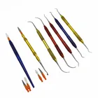 Стоматологический скульптурный нож, инструменты для резьбы по воску, нож-шпатель, инструменты для стоматологической лаборатории, 1 шт.