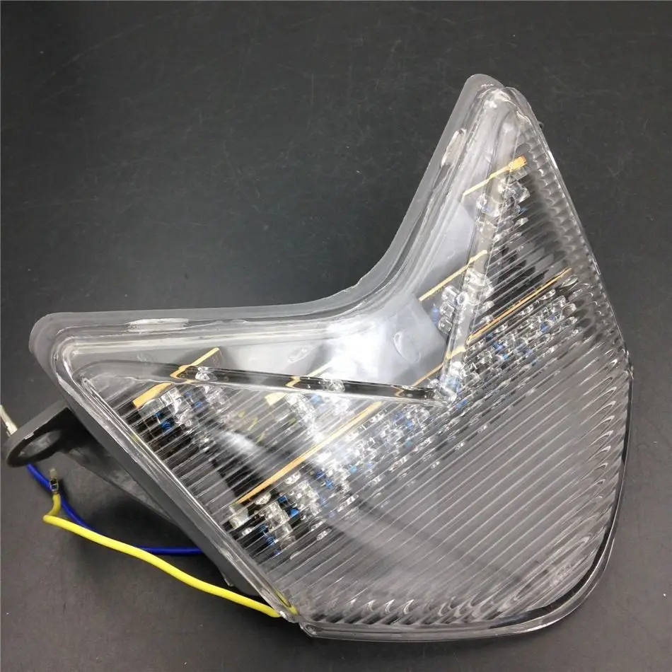 Прозрачный светодиодный задний фонарь светильник поворотники стоп-сигнал для