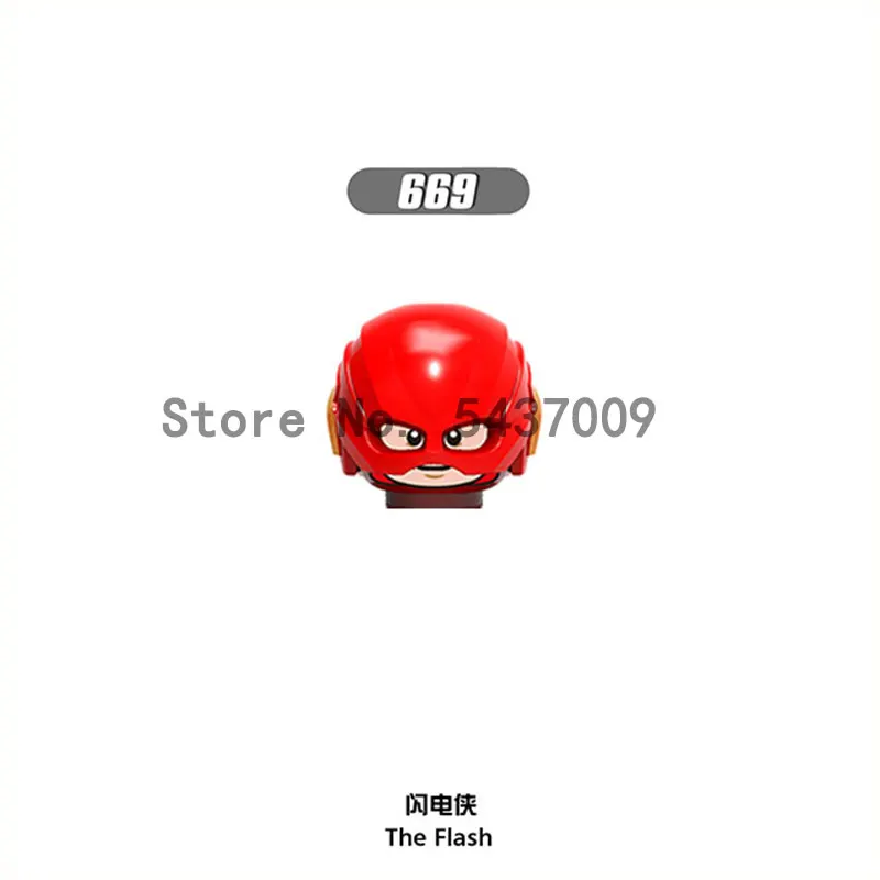 

KF1333 0203 1118 1117 745 669 WM518 PG489 839 Action Figure Heads MOC Building Blocks Bricks Educational Toys For Children Gifts
