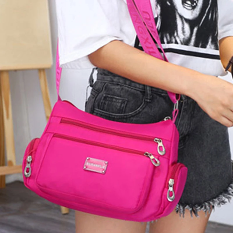 

Waterproof Crossbody Shoulder Bag Fashion Women Women Tote Messenger Bags Multifunctional Unisex Handbag Large Capacity Bag