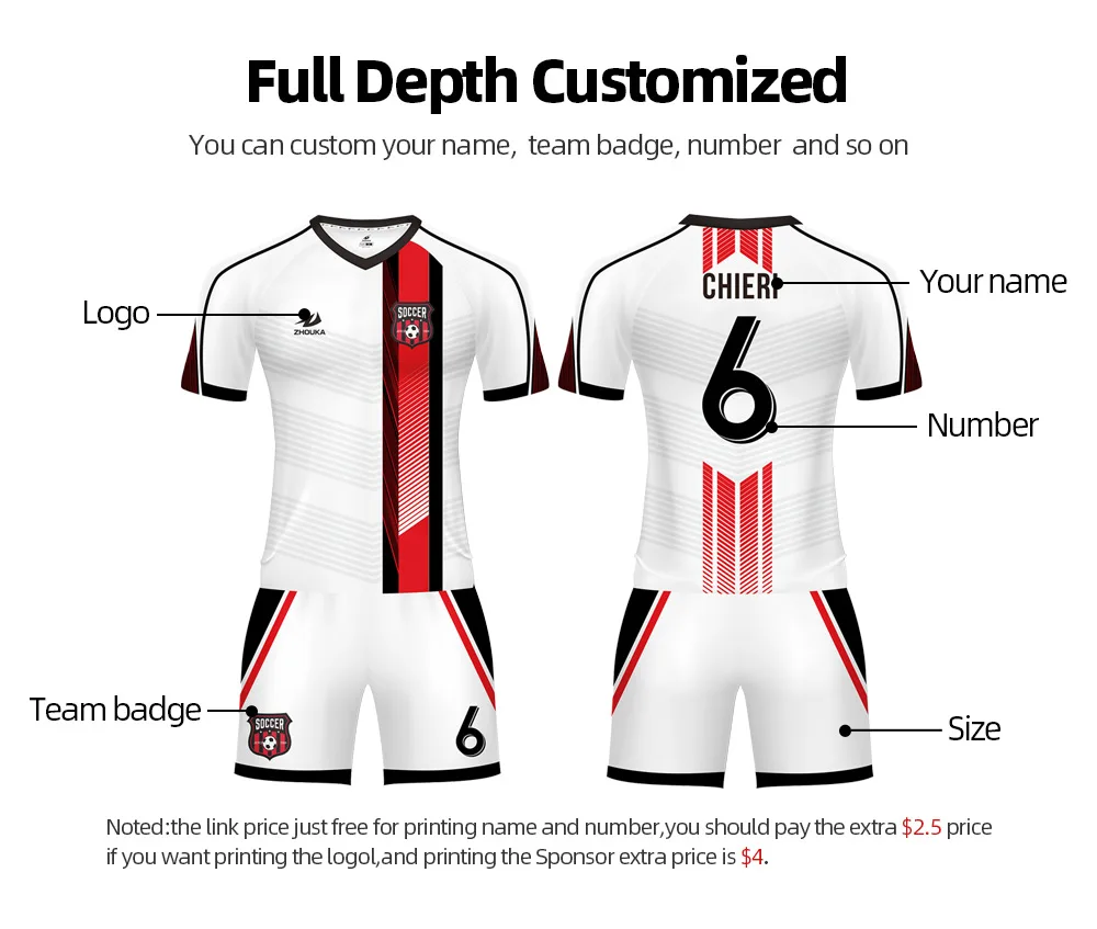 Игровые футболки на заказ для мужчин и женщин Camiseta Futbol из полиэстера футбольные наборы полная печать Футбольная форма для мужчин