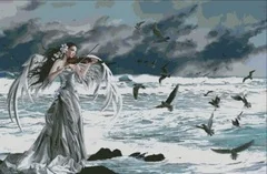 Xiaoyi хлопок само-соответствие вышивка крестиком RS поставляется с Hae Белый Крыло