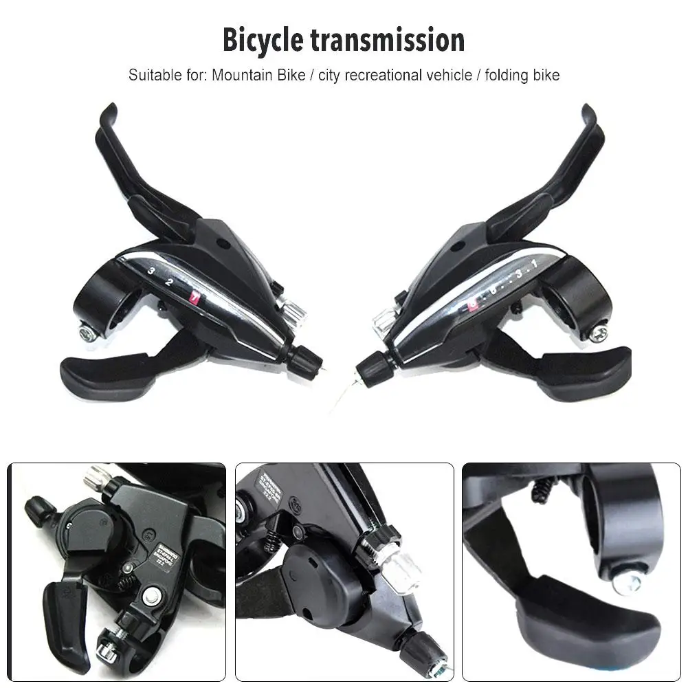 Bicycle Derailleur 3 * 7 Speed Shift Lever & Brake Lever Conjoined DIP 21/24 Speed MTB Mountain Bike Shifter EF65-7-8