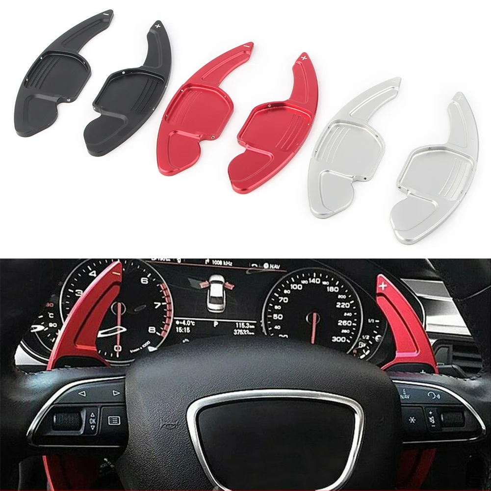 

2Pcs Car Steering Wheel Shift Paddles Extension For Audi A3 A4L A5 A6L A7 A8 S5 S6 S7 S8 SQ5 RS3 RS6 R8 Q3 Q5 Q7 TT TTS