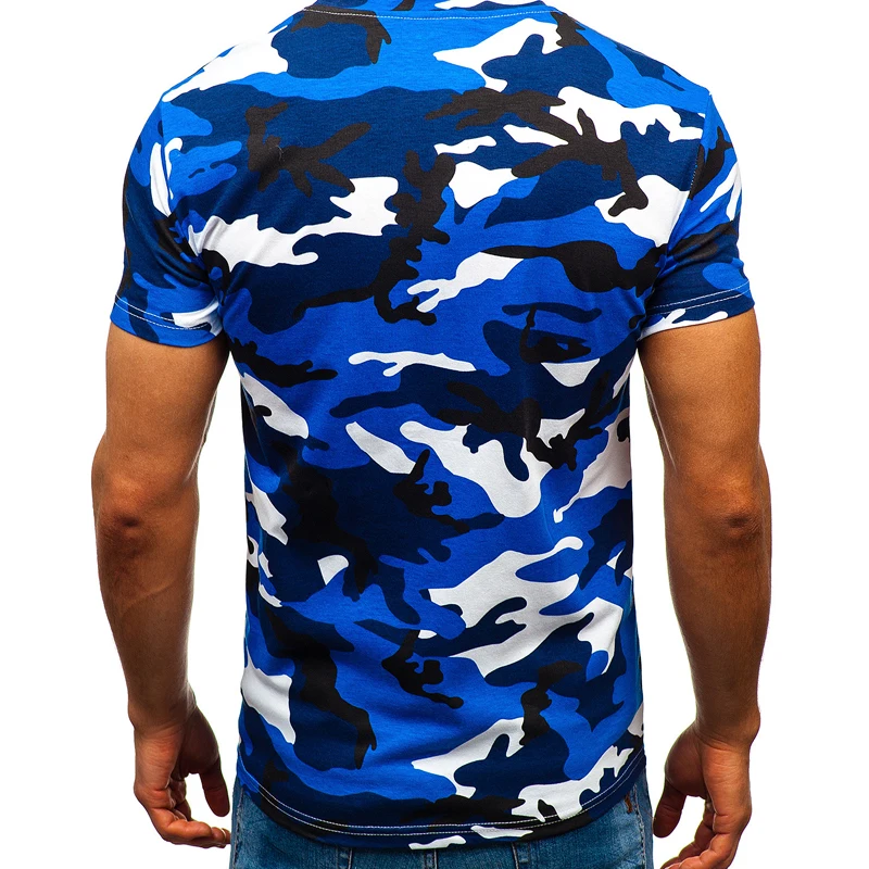 

Camouflage Short-sleeved Men Shirt Military Special Forces Fashion Casual Street Style Clothing Top Fitness Sports Fishing Shirt