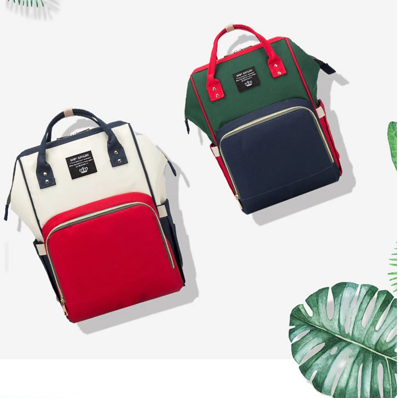 Детская сумка большая вместительность для подгузников рюкзак