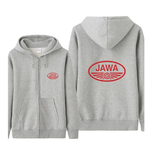 

2020 Autumn Jawa Motorcycle Sweatshirt Hoodies Men Thin Pullover Fleece Jacket Unisex Man Jawa Sweatshirts