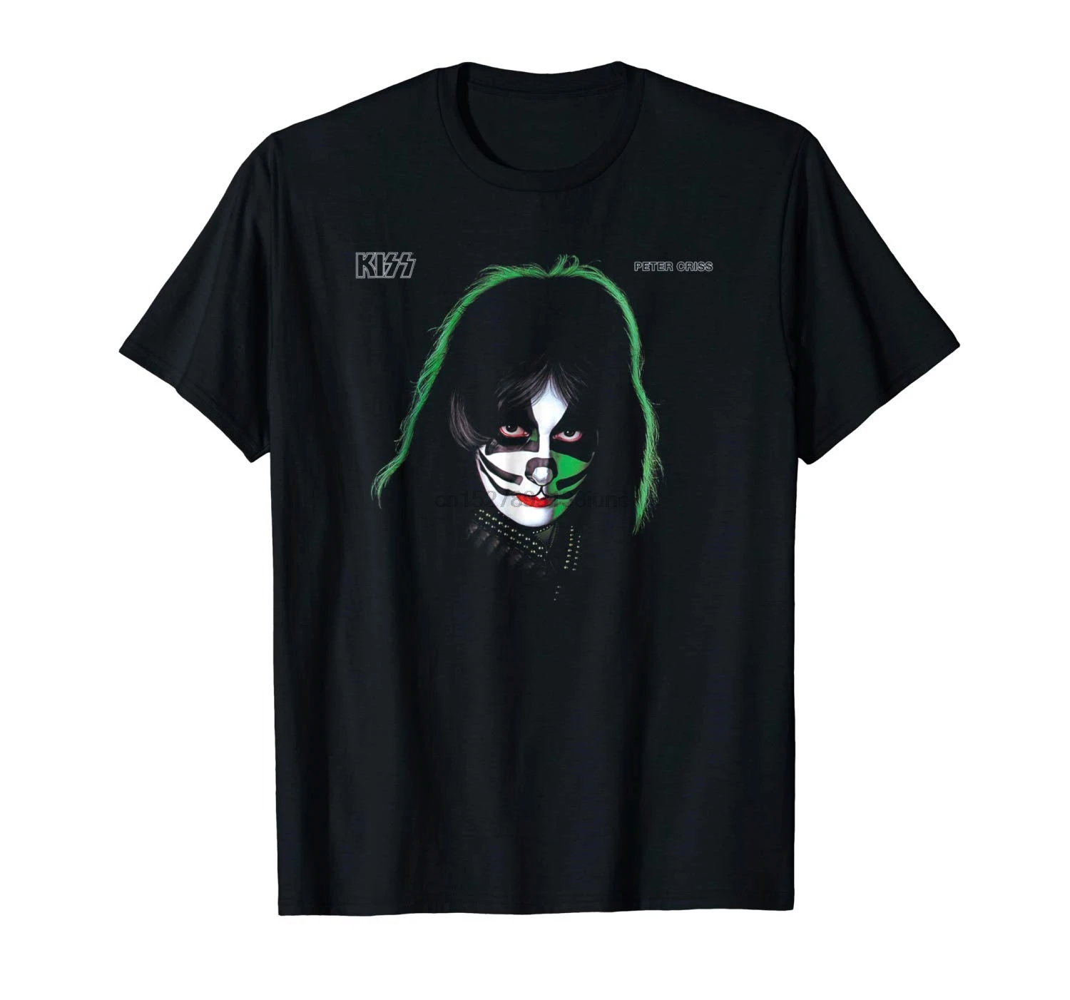 Kiss 1978 Питер Крисс футболка Черная Новая модная мужская хлопок Бесплатная