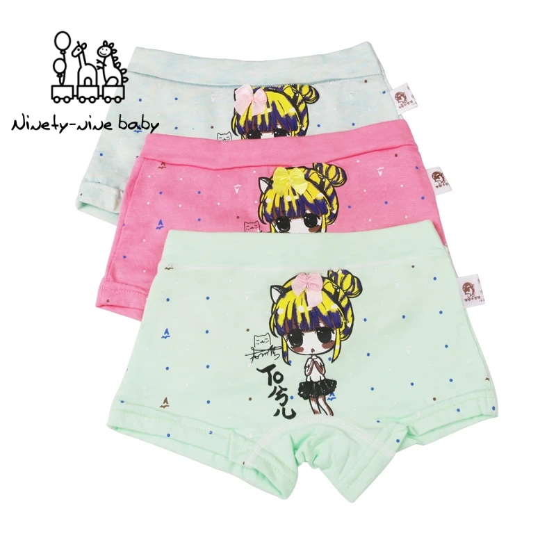 Хлопковые трусы для маленьких девочек высококачественные детские одежда нижнее