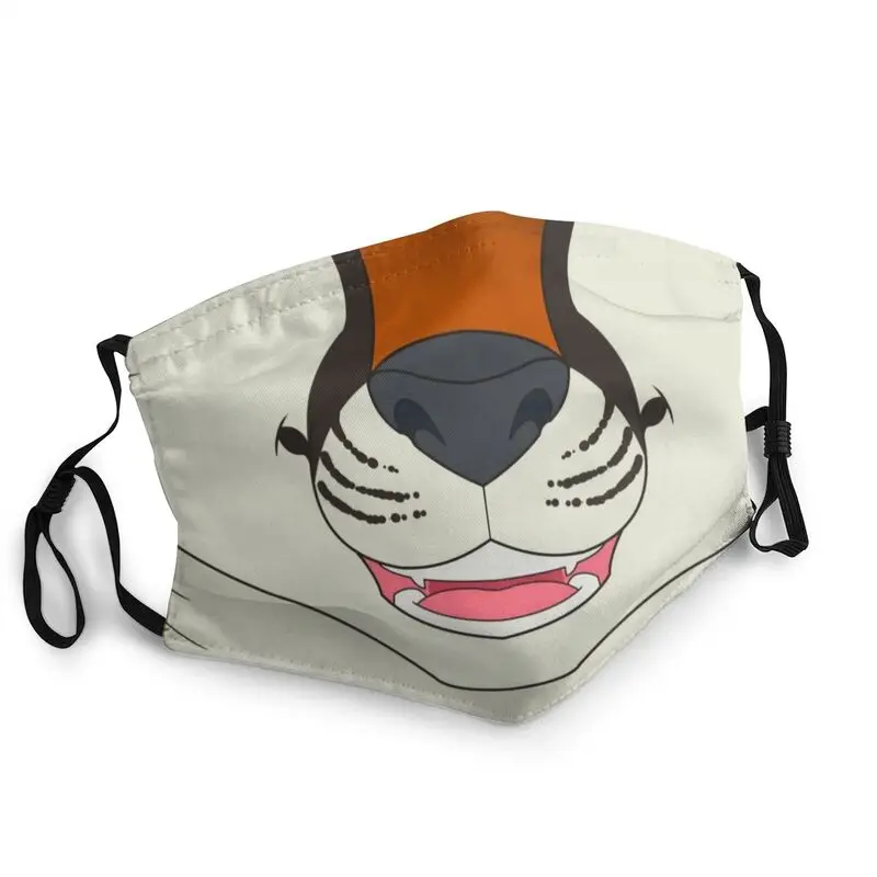 

Orange Fox Face Mask Breathable Men Mouth Face Mask Anti Haze Dustproof Protection Cover Respirator Muffle