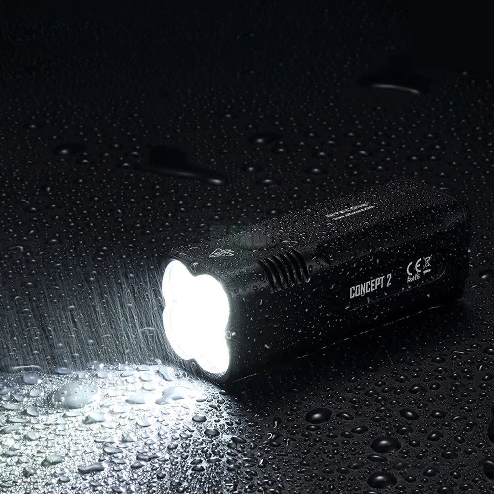 Бесплатная доставка NITECORE C2 6500 люмен концепция 2 перезаряжаемый фонарик 4x CREE XHP35 HD