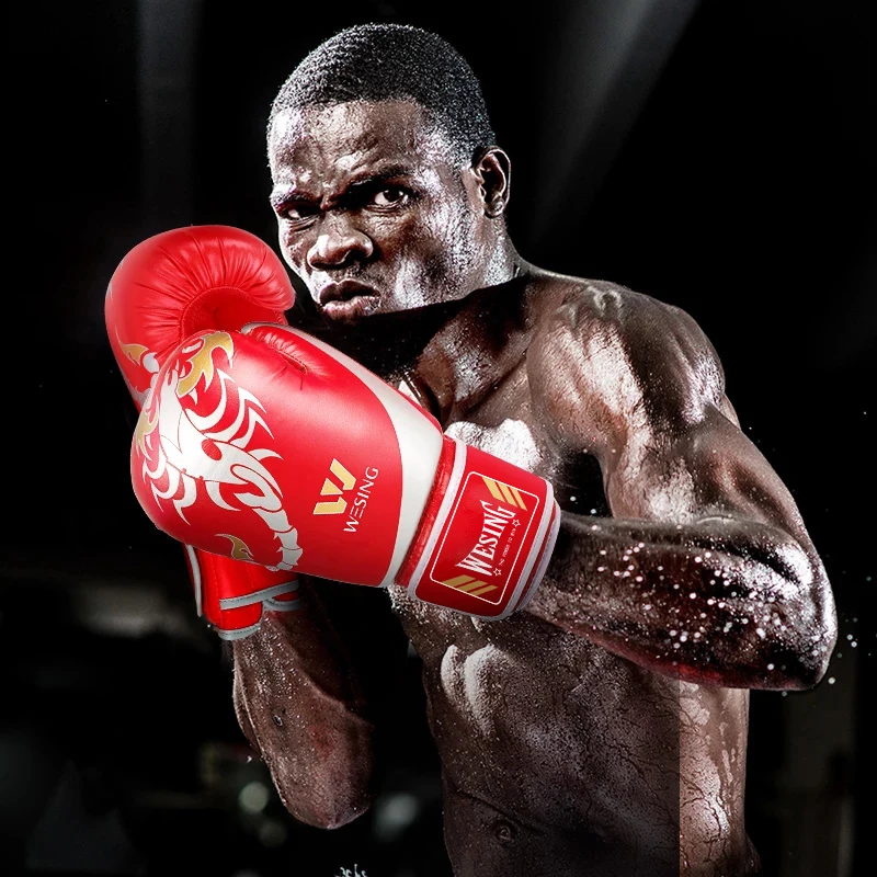 Перчатки Wesing боксерские перчатки для тренировок бокса Санда муай тайские