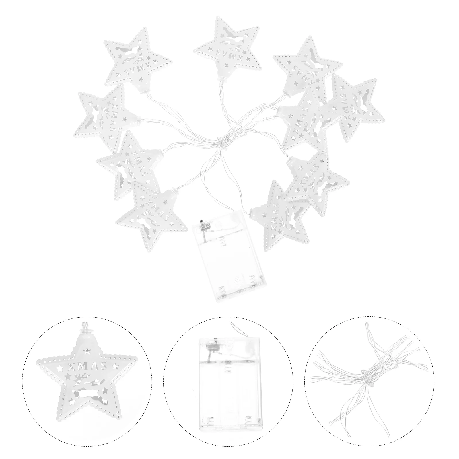 

1 шт., Декоративная гирлянда для рождественской елки