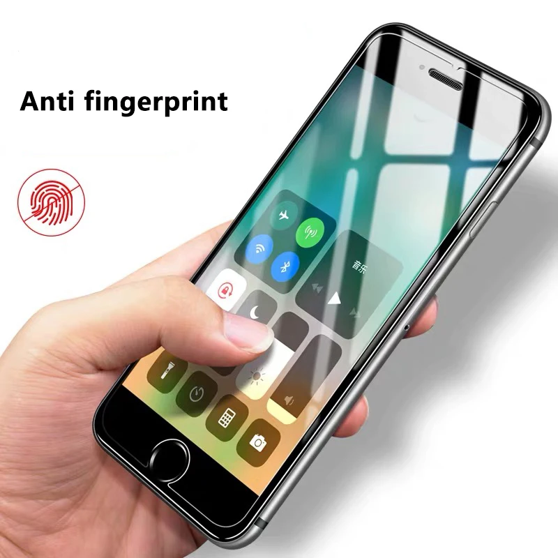 Для iPhone 5 5S 6 6S 7 8 Plus X XR XS 12 mini 11 Pro Max Закаленное стекло Защитная пленка