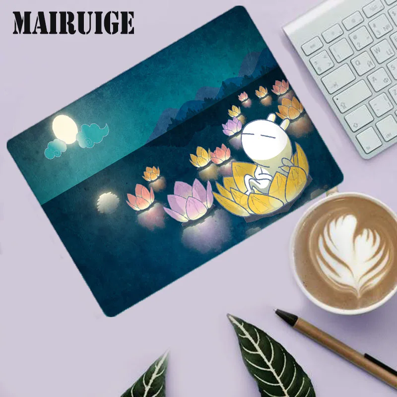 

Mairuige Cute Tuzki Pattern Waterproof Non-slip Small Mouse Pad Office Home Gaming Accessories PC Laptop Desk Mat Anime Mousepad