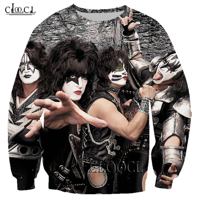 HX новейшая Популярная рок-металлическая группа Kiss модная мужская и женская