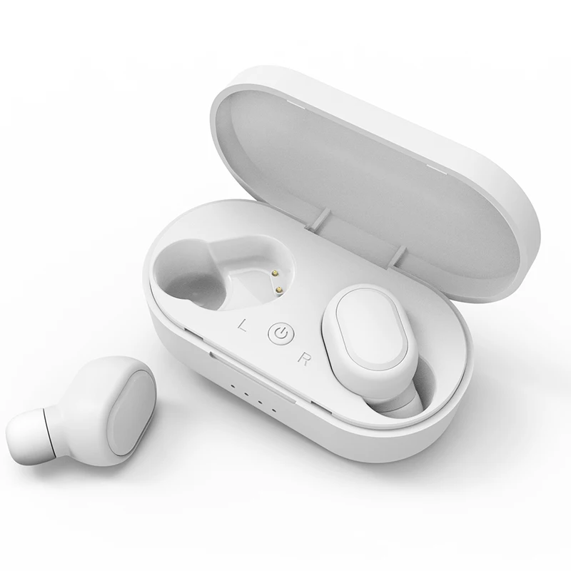 Белый TWS M1 Bluetooth наушники Беспроводная гарнитура спортивные наушники стерео с микрофоном игра для iPhone Xiaomi huawei samsung - Цвет: Белый