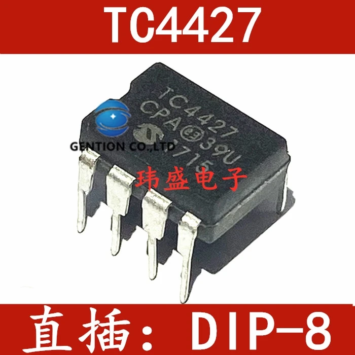 

10 шт. TC4427CPA DIP-8 в TC4427 MOSFET drive в наличии 100% новый и оригинальный