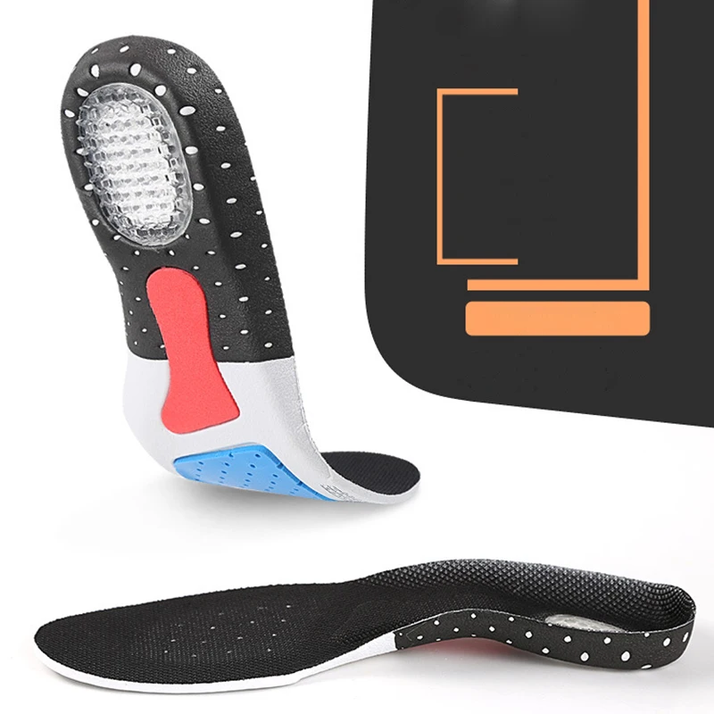 1 пара унисекс спортивные стельки для обуви гелевые бега мягкие аксессуары