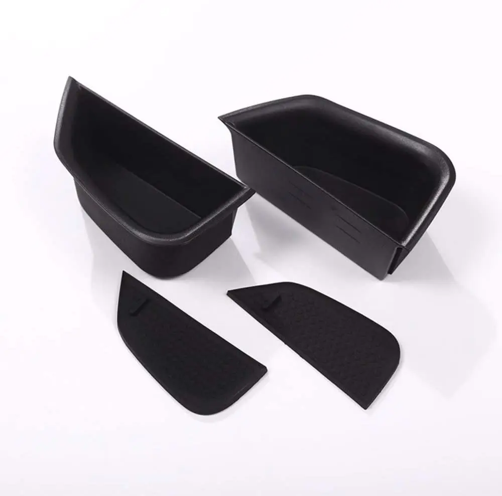 Автомобильный ящик для хранения на входную дверь черный лоток с нескользящим