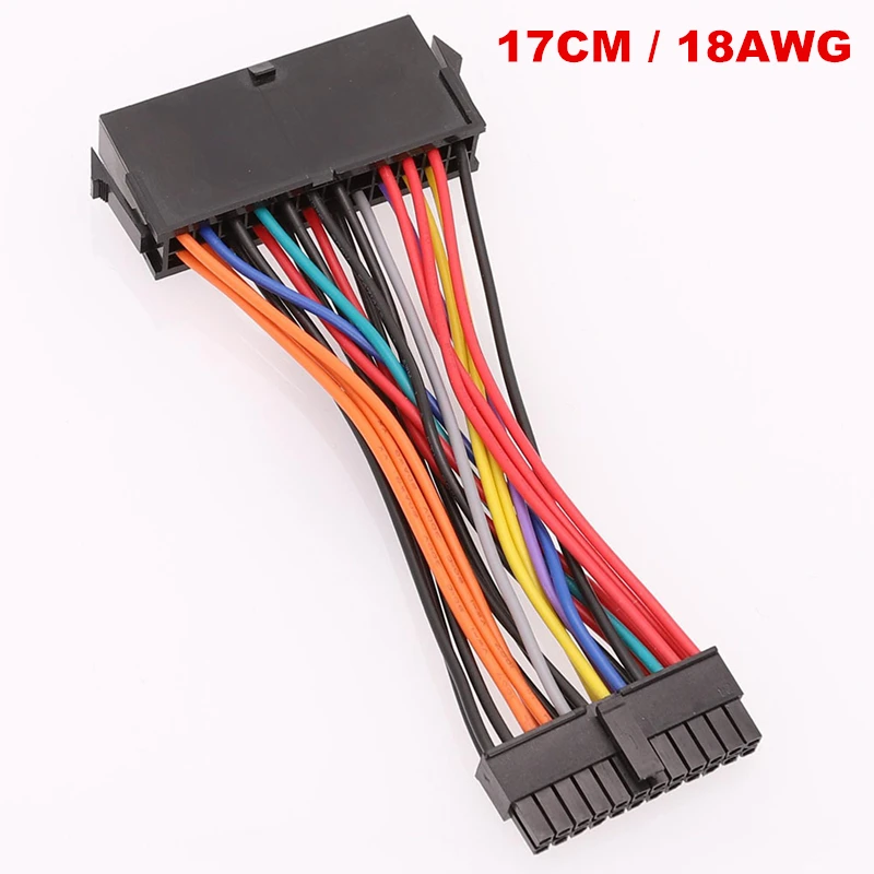 1 шт. 17 см 24 контакта на ATX материнская плата UL1007 18AWG адаптер для Dell Optiplex 760 780 960 980