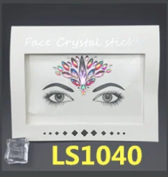 Временная татуировка со стразами блестящие наклейки на лицо драгоценные камни