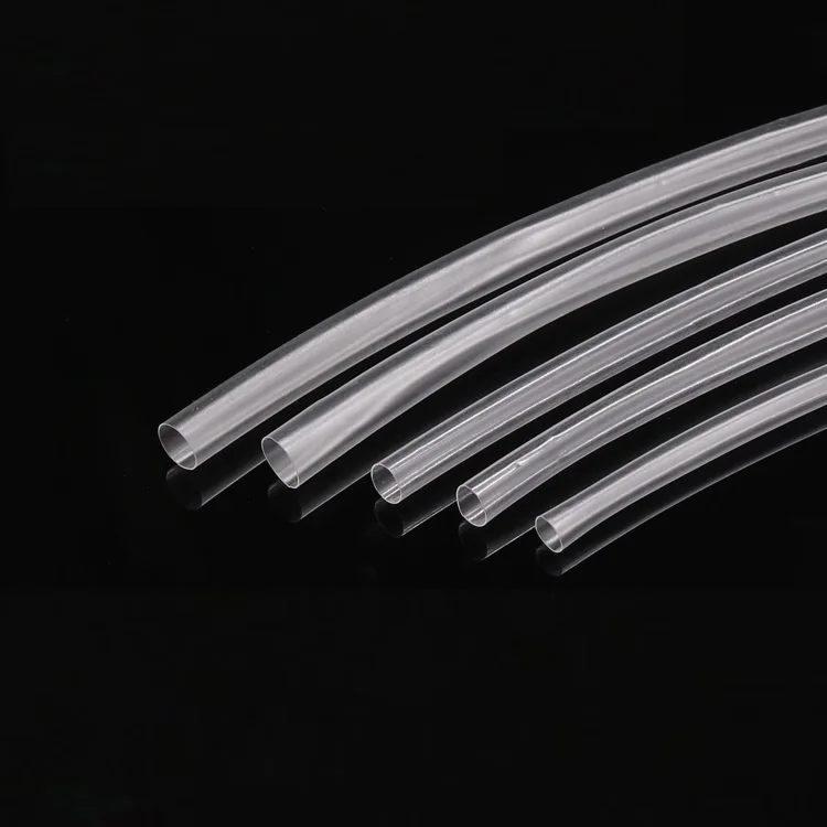 Diameter 3.5mm Super Thin Wall Flexible Earphone Line Heat Shrinkage Tube Cover Soft Professional Audio Wire Sleeve Wrap Clear |