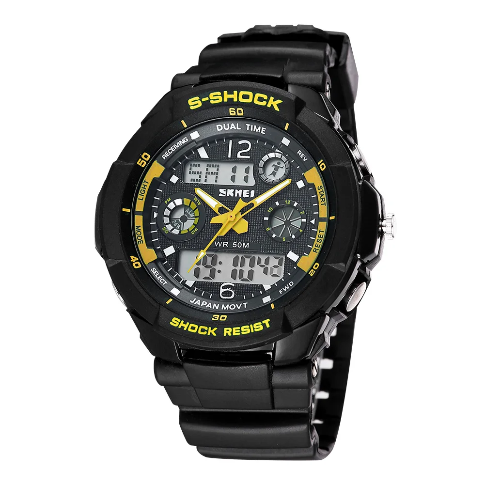 Новинка 2020 роскошные Брендовые мужские военные спортивные часы цифровые Модные