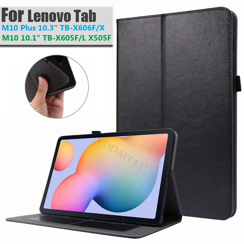 

Case for Lenovo Tab M10 FHD Plus TB-X606F X606X 2020 10.3 Smart Cover Funda for Lenovo Tab M10 X505F X605 10.1" Stand Shell+Pen